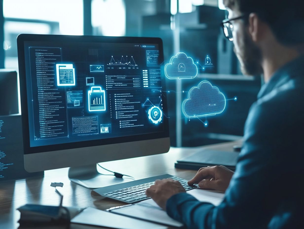 Illustration of Data Encryption Process