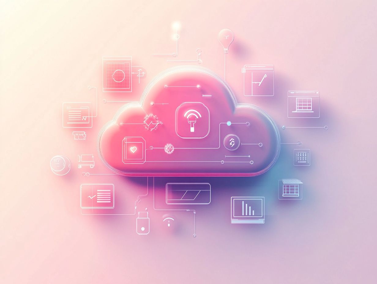 An illustration showing the importance of security in cloud storage