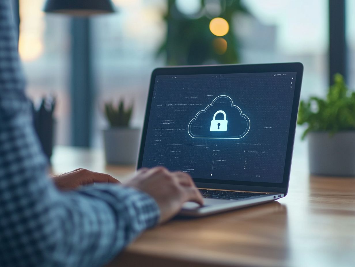 Diagram illustrating methods of encrypting sensitive information in the cloud