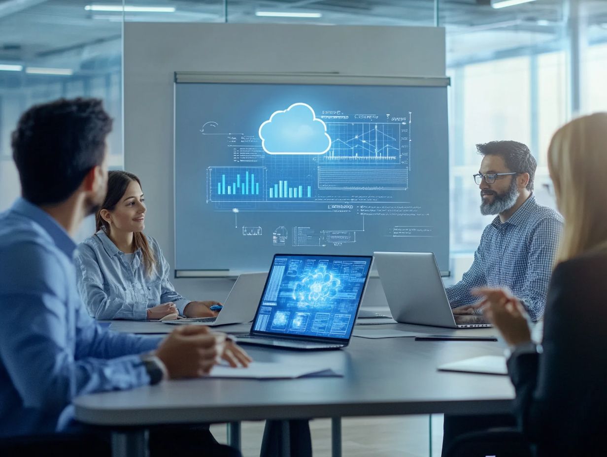 Diagram illustrating integration issues in hybrid cloud solutions