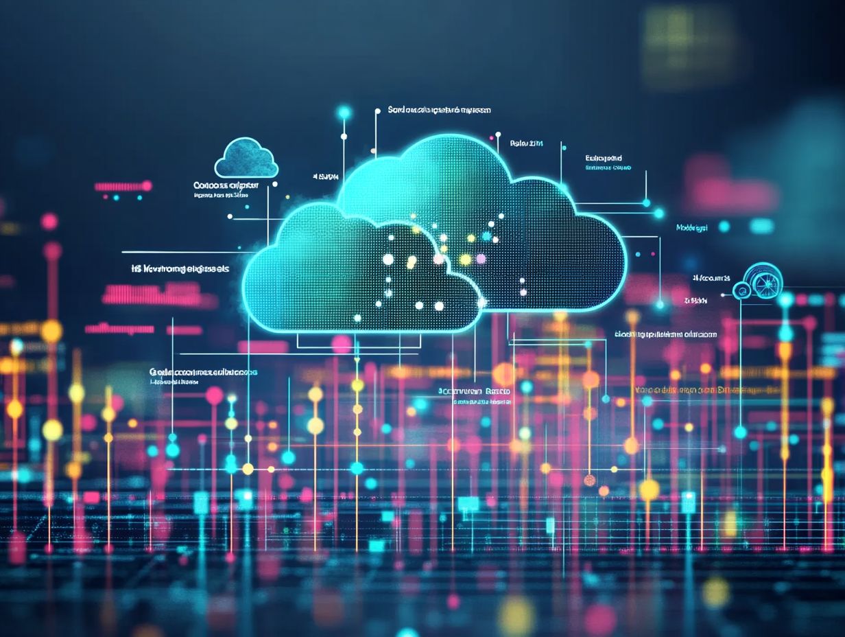 A comparison chart of scalability and performance between cloud BI providers.