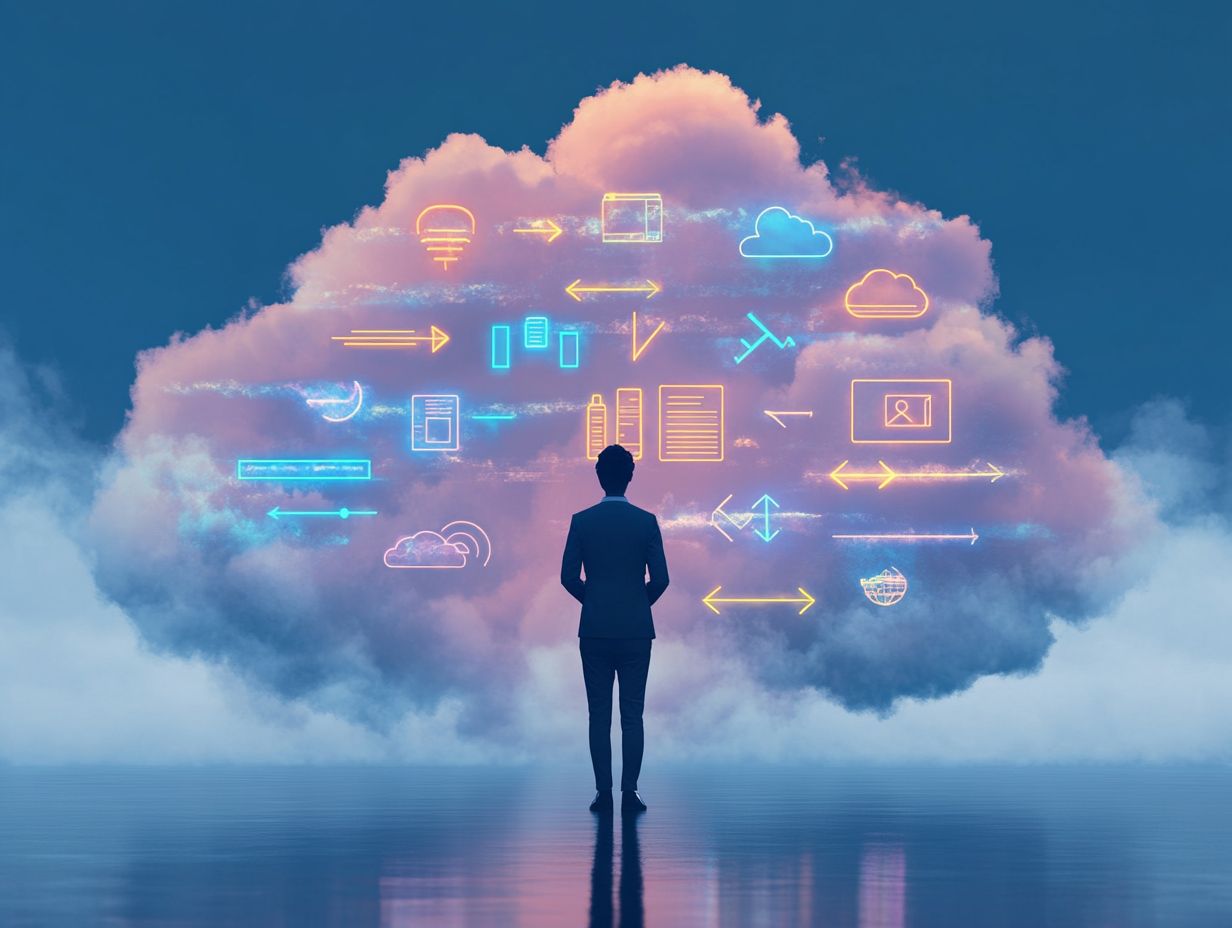 Diagram illustrating strategies for mitigating cloud vendor lock-in