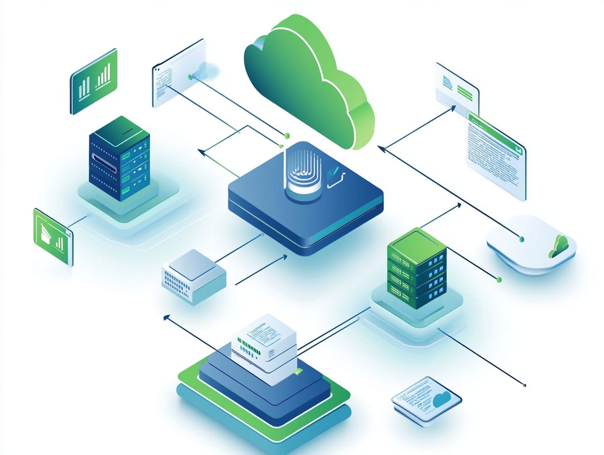 Illustration explaining PaaS and its migration benefits.