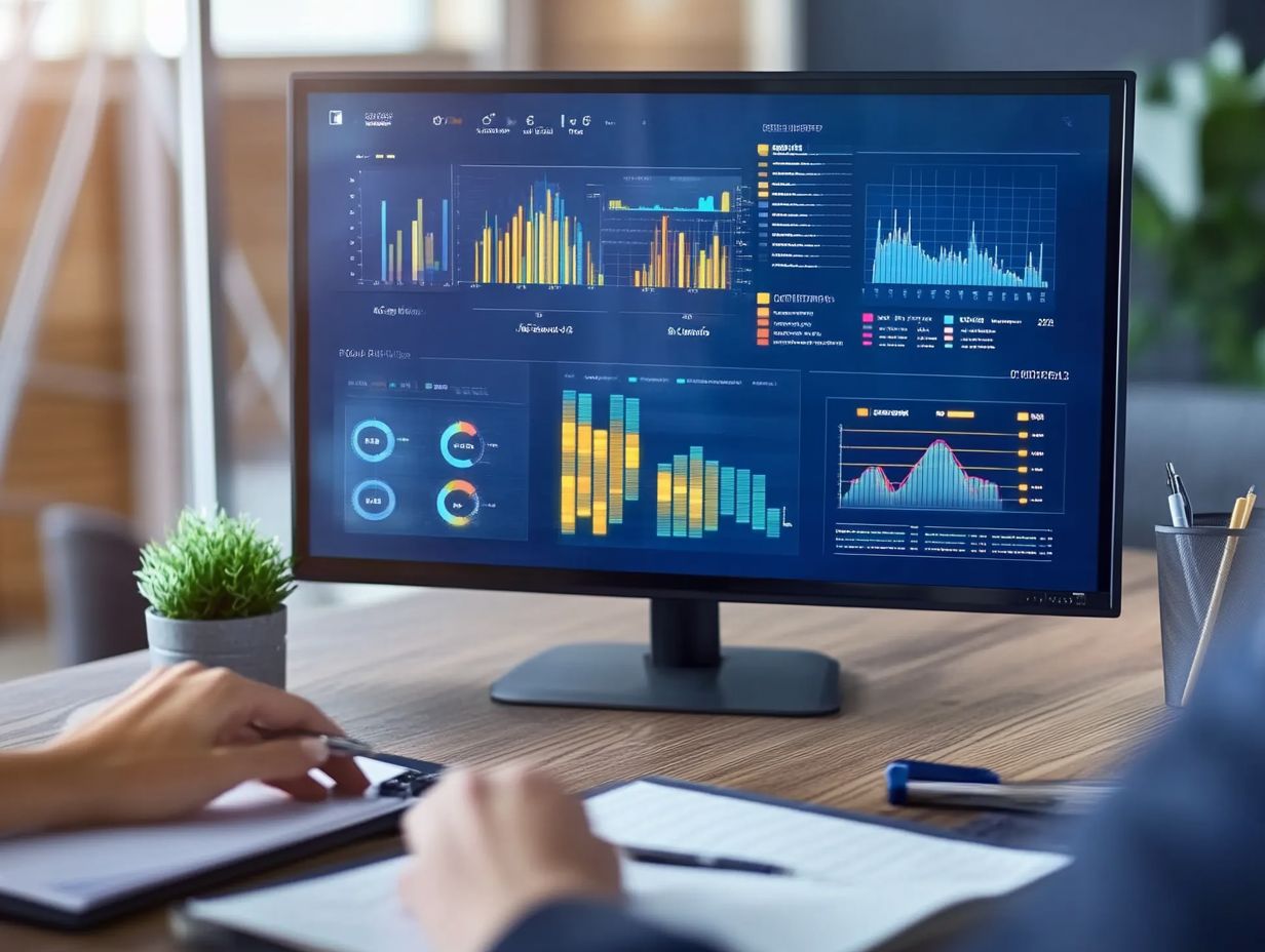 Graph showing key metrics for cloud cost management