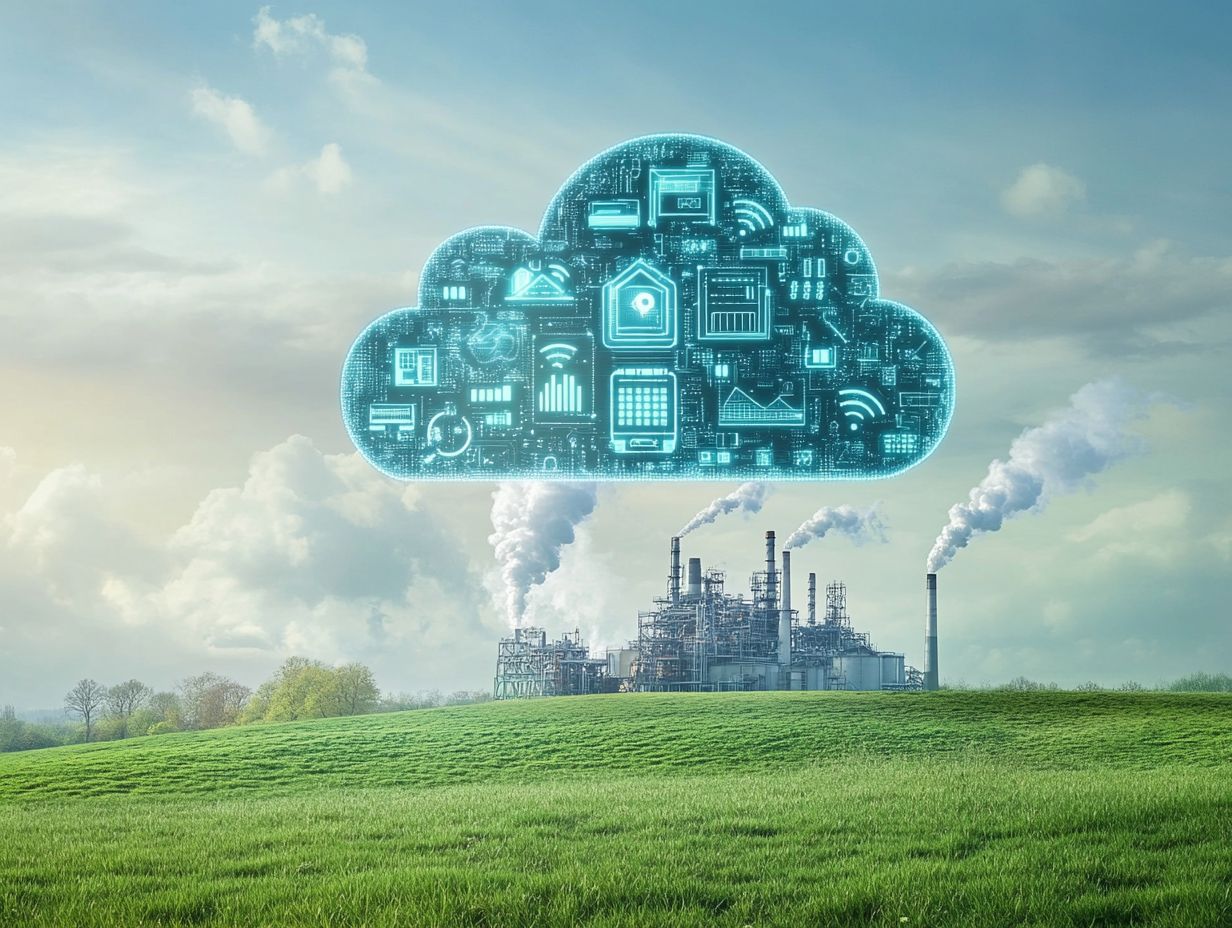 Environmental effects of cloud storage