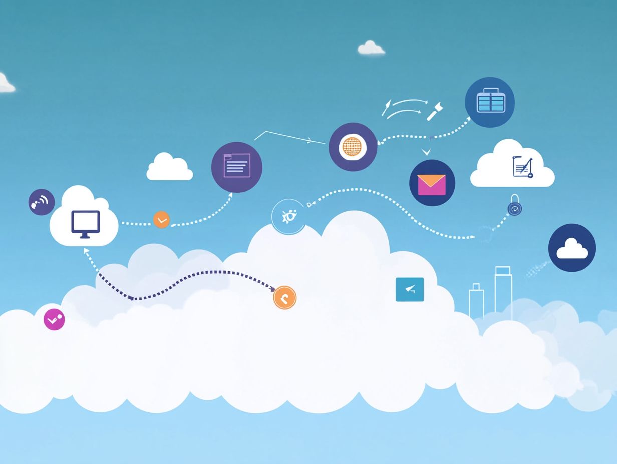 Graph showing the market share of major cloud service providers