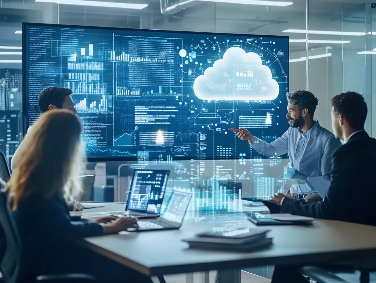 How does AI contribute to cost savings in hybrid cloud solutions?