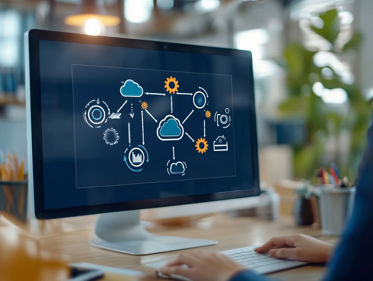 Illustration depicting best practices for automating cloud migration