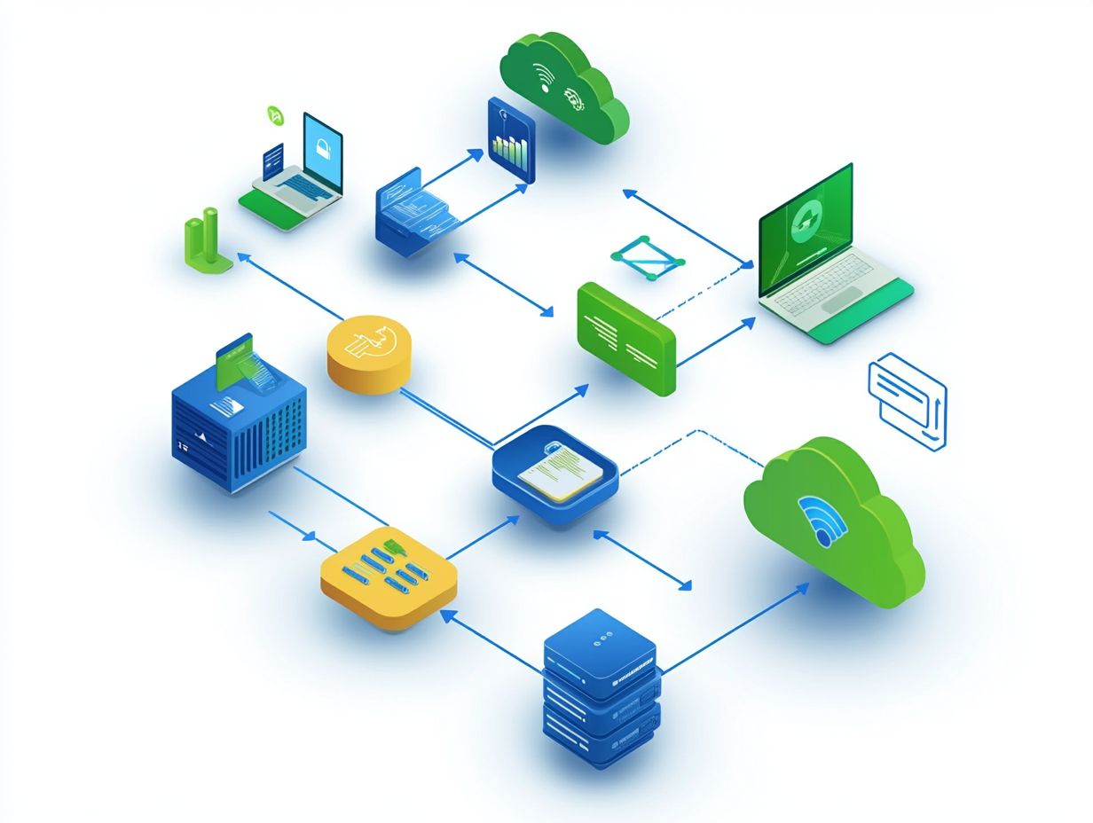 Diagram illustrating the challenges and considerations in cloud migration