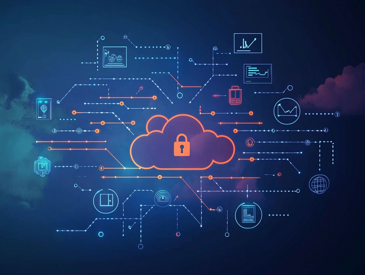 Visual representation of key takeaways from understanding cloud security.