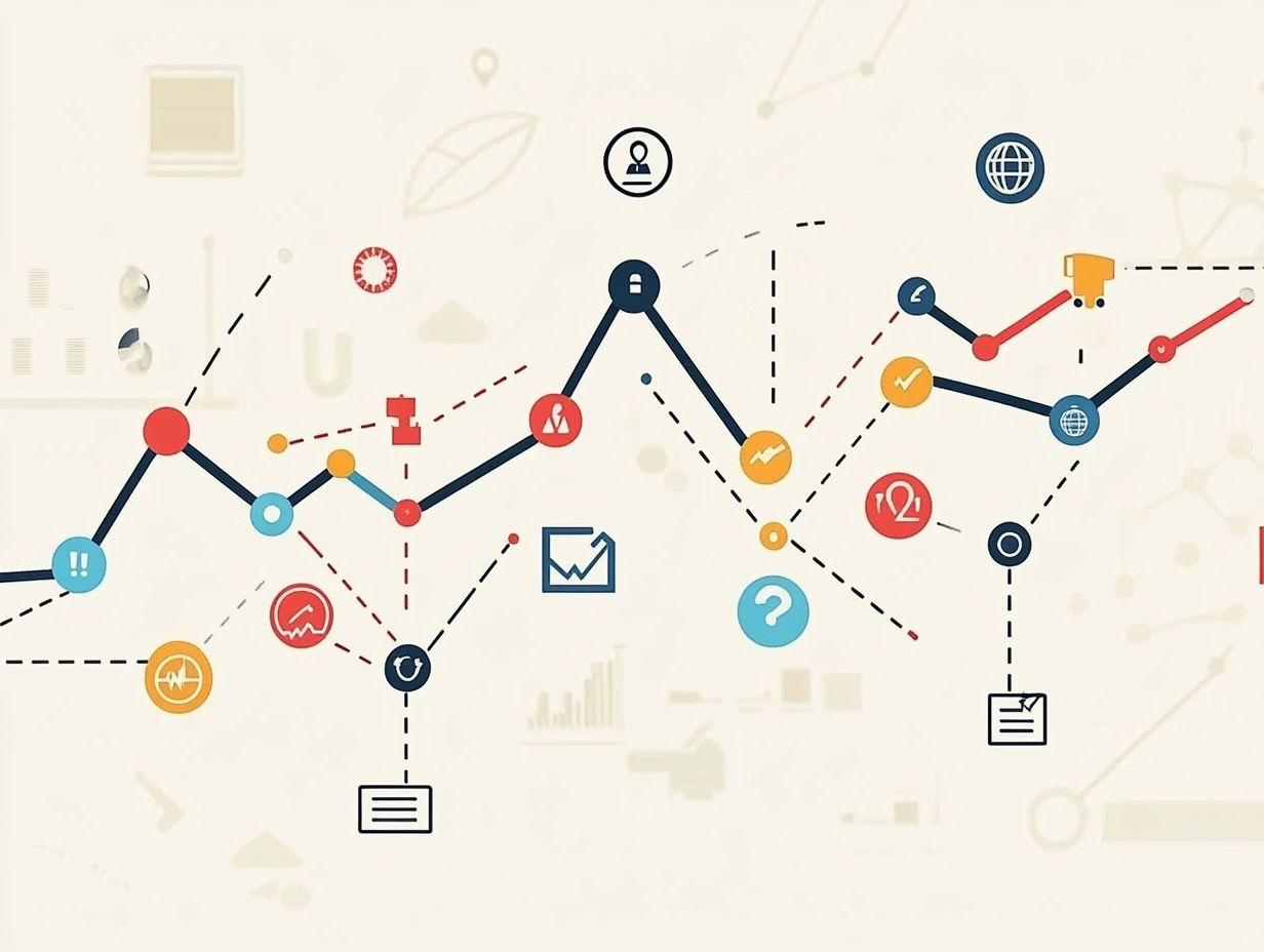 Graph showing the relationship between usage patterns and product costs.