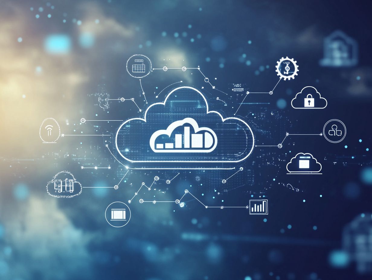 Illustration showing factors to consider when choosing a PaaS provider